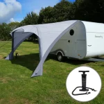 your GEAR Amalfi Air 360 – Auvent gonflable pour caravane, parfait pour les caravanes Hobby Beachy