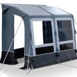 Un auvent gonflable taillé pour la neige et l'hiver | Campingcarlesite