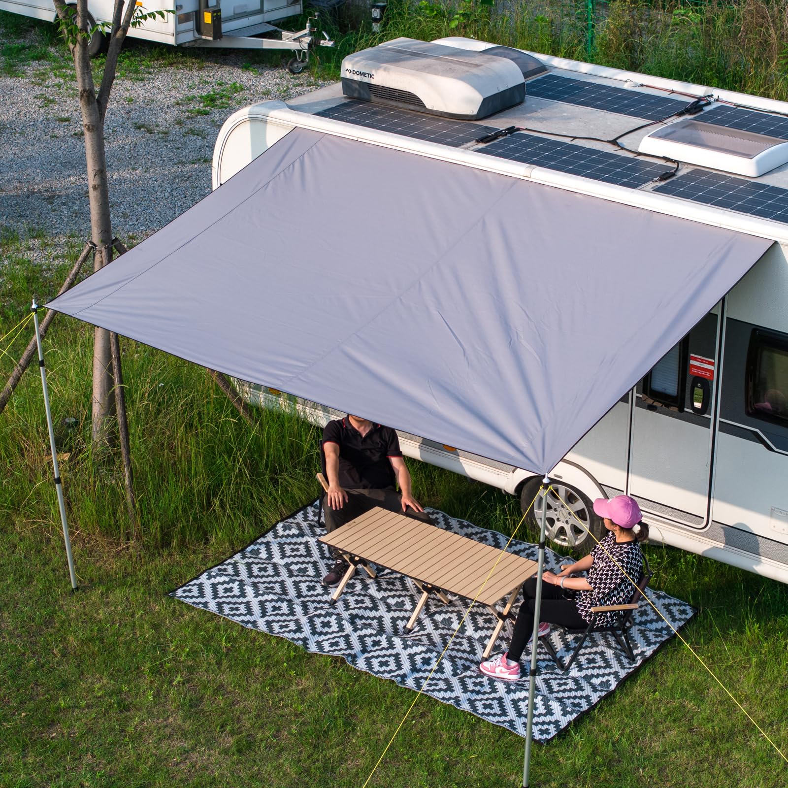 auvent-de-camping-708jym-1.jpg Dulepax Auvent de Caravane Store Banne Camping Car 3000mm Etanche, Résistant aux UV pour Auvent Voiture SUV/Fourgon/Bus 3,5 m x 2,45 m : Amazon.fr: ... – Image 1