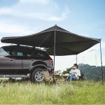 KJZQXYX Auvent latéral autoportant, auvent de Camping extérieur en Forme d'éventail à 270 degrés, Tente d'auvent de Camping latéral, 6 à 8 Personnes (2.5M) : Amazon.fr: Auto et Moto