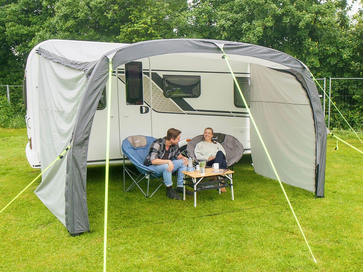 auvent-decathlon-709qwe.jpg Auvent Vika Air Caravan 400 avancée gonflable avec parois latérales caravane – Image 1