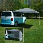 2nd Chance your GEAR Parasol Toit solaire bus multivan camping car 260 x 260 cm 2 x parois latérales auvent (71428)