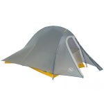 Zoom sur la tente de randonnée ultra légère FLY CREEK HV UL 2 BIKEPACK de Big Agnès pour le bivouac à pied, en vélo ou en moto... Blog Montania Sport