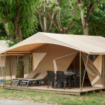Camping Ardèche 4 étoiles tentes aménagées Rives d'Arc