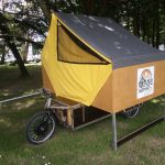 Charavane : la caravane pliante toile pour vélo conçue par Nomad addict Vanlife Magazine