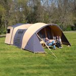 Caravane pliante Mercury Tente familiale de luxe avec cuisine complète Cabanon.