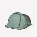 Tente de camping instantanée 2 places, 2 Seconds vert