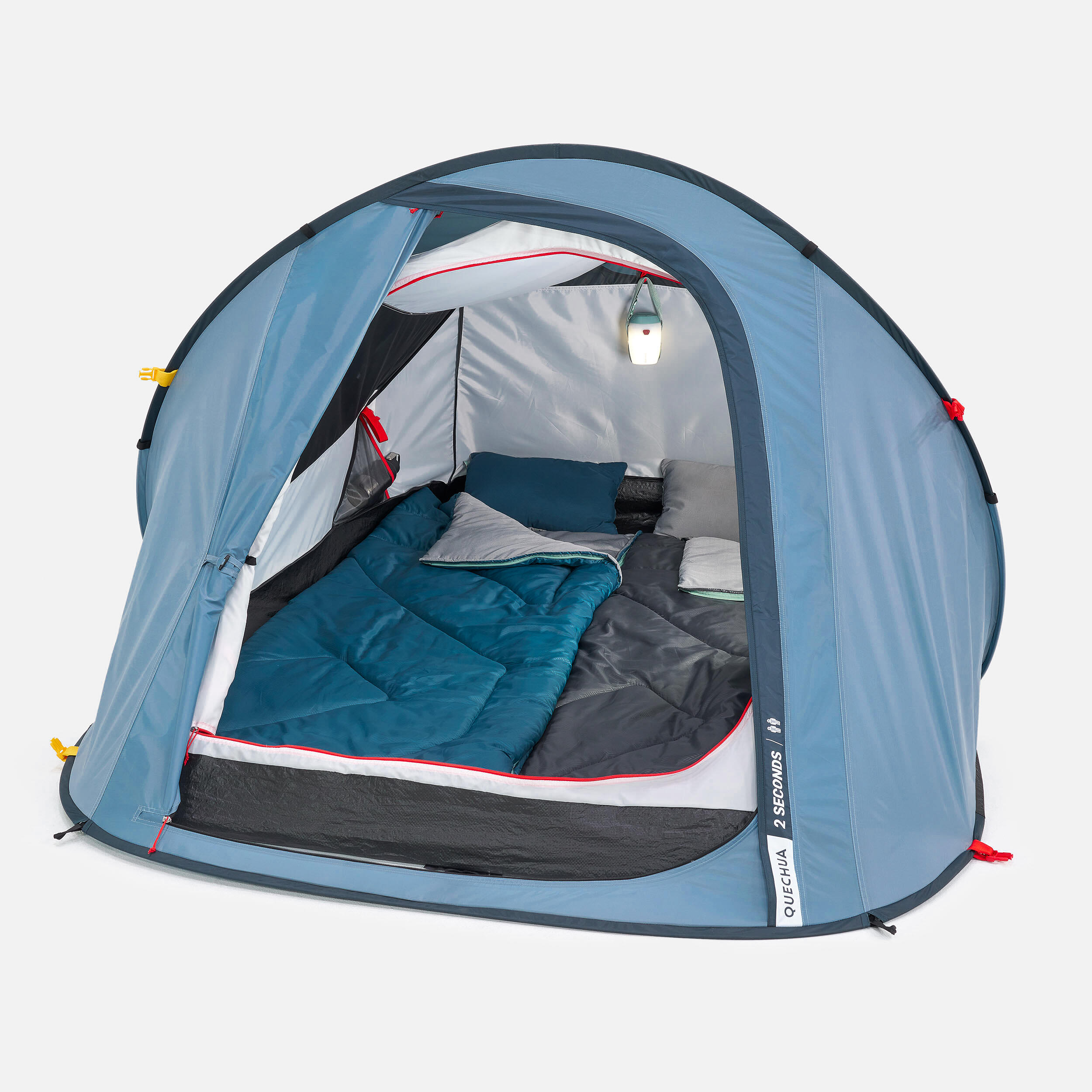 decathlon-tente-2-secondes-392paq.jpg Tente de camping instantanée 2 places, 2 Seconds bleu pour les clubs et collectivités | Decathlon Pro – Image 1