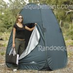 X CABINE DE DOUCHE SHELTER GRAND MODELE 1.50 x 1.50 m Change SHELTER extérieur