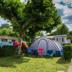 Emplacement Confort tente avec électricité et équipement 2 à 6 personnes Biarritz