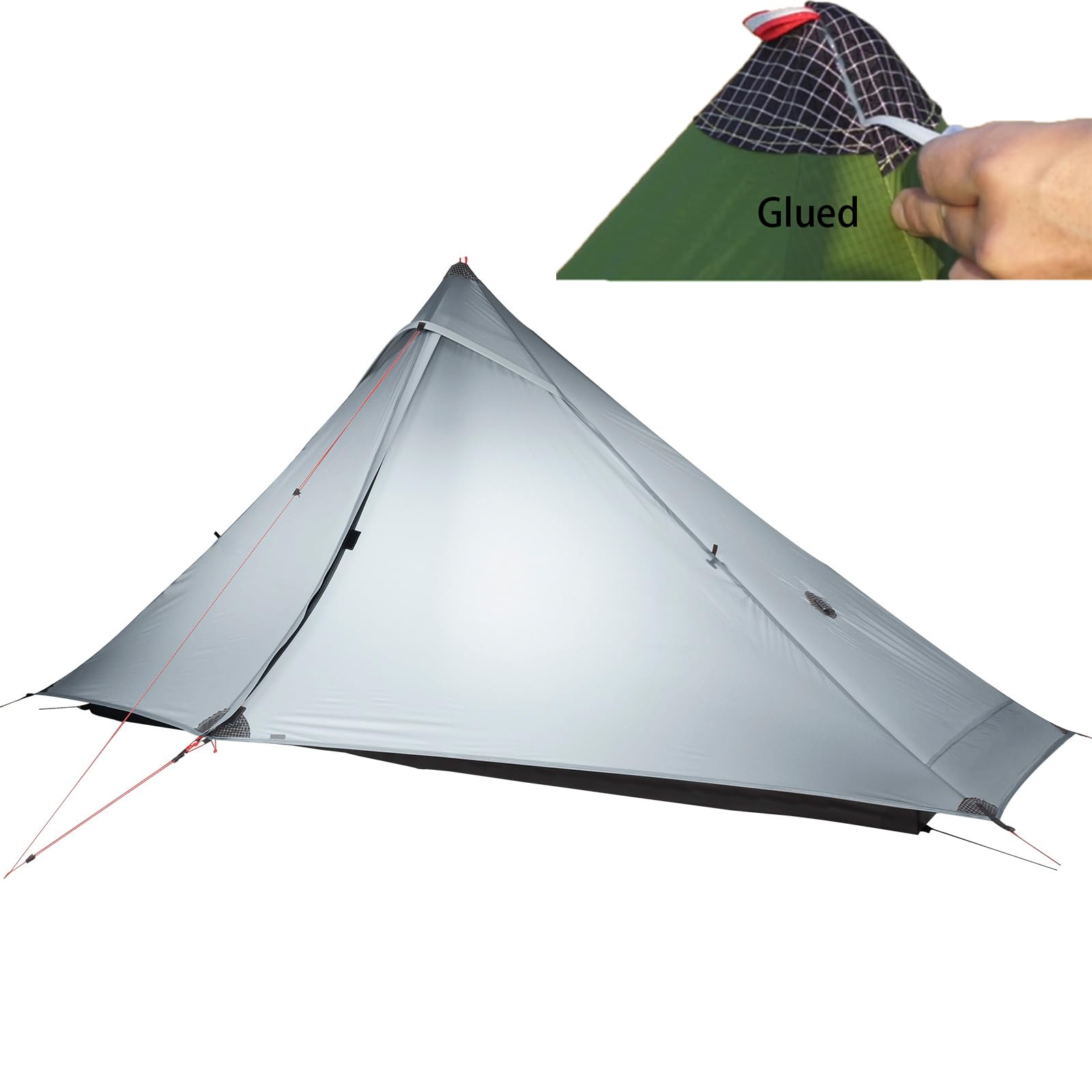 lanshan-1-576bxq-1.jpg 3FULGEAR Lanshan 1 Pro Tente de Camping Ultralégère 1 Place – 3/4 Saisons, Nylon 20D Double Face avec Revêtement Silicone, Imperméable, Légère pour Randonnée, Camping (Gris, 3 Saisons améliorées) : Amazon.fr: Sports et Loisirs – Image 1