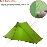 3FULGEAR Lanshan 2 Pro Tente Ultra légère 2 Personnes, Trekking 3 4 Saisons Tent, Tente en Nylon Silnylon 20D à Revêtement Double Face pour Camping, ...