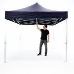 XPTENT Barnum pliant PRO+ Alu 55mm 3x3m ○ Très Solide, Haute Qualité