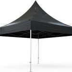 Stand protente noire 4 m x 4 m PVC noir VITABRI NT Event