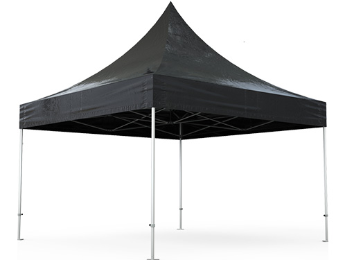 protente-590wsd-1.jpg Stand protente noire 4 m x 4 m PVC noir VITABRI NT Event – Image 1