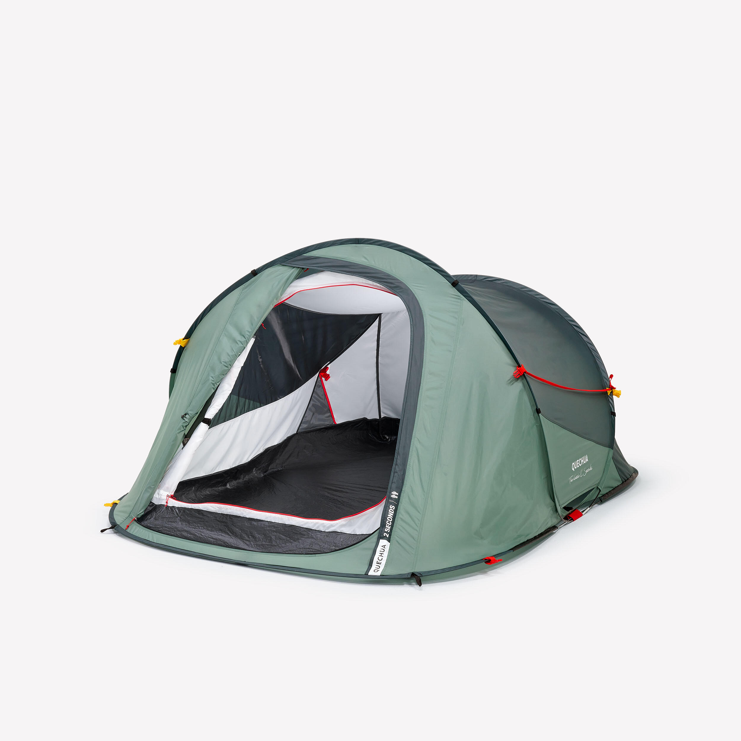 quechua-tente-2-secondes-359gxl-1.jpg Tente de camping instantanée 2 places, 2 Seconds vert – Image 1