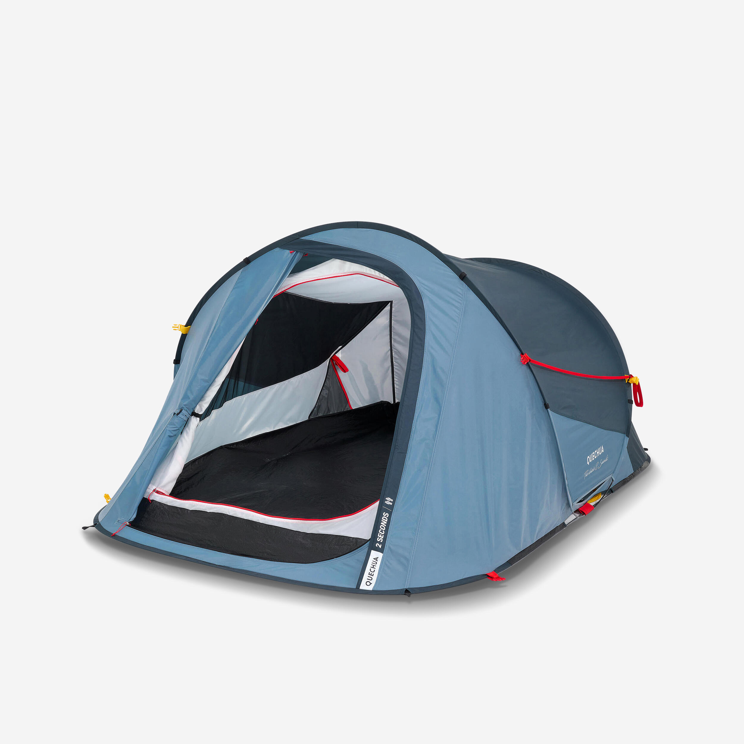 quechua-tente-2-secondes-872zrx-1.jpg Tente de camping instantanée 2 places, 2 Seconds bleu – Image 1
