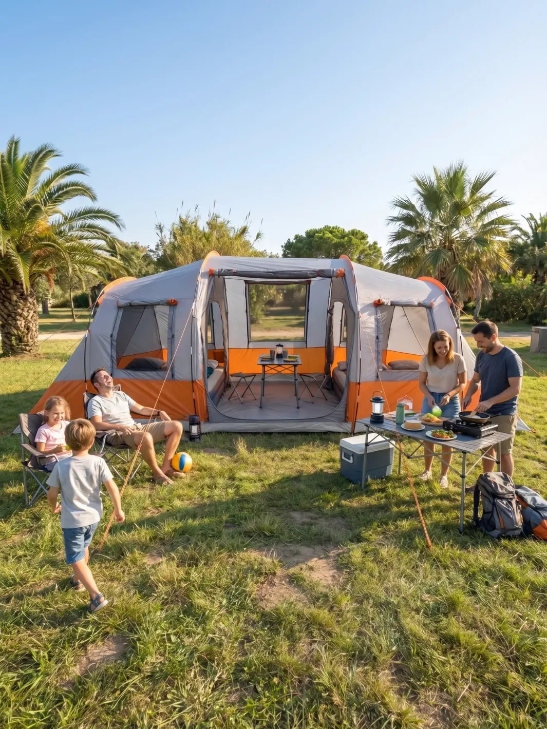 tente-3-chambres-387kqp-1.jpg Tente pour 6 personnes | TROIS PIÈCES FLEXIBLES – Image 1
