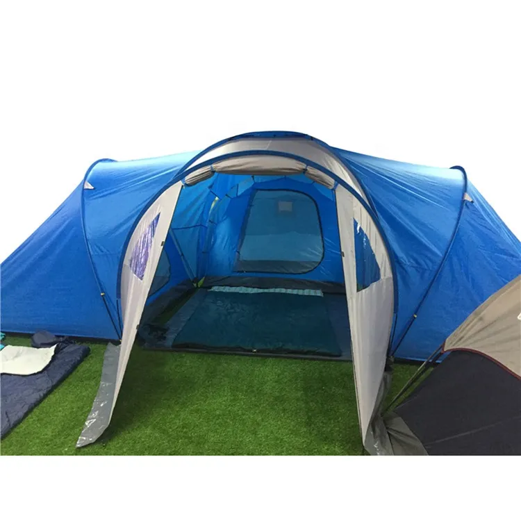 tente-3-chambres-915boq.webp Tente de camping familiale de haute qualité pour l'extérieur 3 chambres pour 6 personnes Chine Tente de camping et l'auvent prix – Image 1