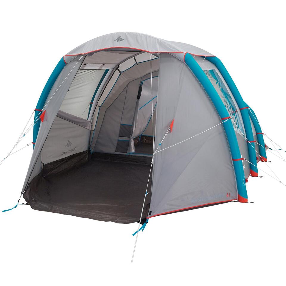 tente-4-place-quechua-267ttc-1.jpg Camping Tente Gonflable Air Seconds 4.1 4 Personnes 1 Chambre reconditionné | Reepeat – Image 1