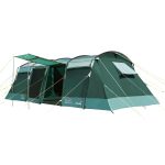 Tente tunnel familiale Montana 8 camping 8 Personnes 3 cabines sombres