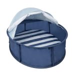 Tente anti uv abri de plage moustiquaire piscine à balle bébé Bleu