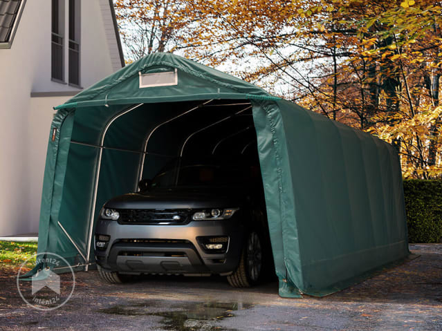 tente-de-voiture-920aim-1.jpg Tente garage voiture 3,3 x 7,2 m, vert foncé (49684) | Intent24 – Image 1