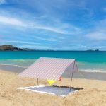 Fatboy Miasun Tente de Plage 330 x 190 x 140 cm Melrose | Parasol Plage Portable Large avec Support, Tente Enfant, 3 Options d'Installation, Auvent avec Protection Solaire en Coton : Amazon.fr: Sports et Loisirs