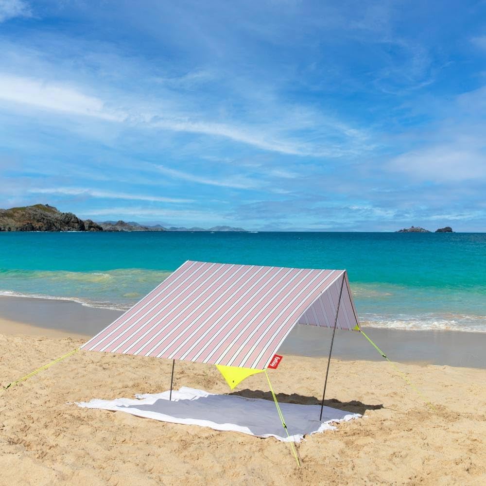 tente-fatboy-909bnr-1.jpg Fatboy Miasun Tente de Plage 330 x 190 x 140 cm Melrose | Parasol Plage Portable Large avec Support, Tente Enfant, 3 Options d'Installation, Auvent avec Protection Solaire en Coton : Amazon.fr: Sports et Loisirs – Image 1