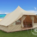 Tente pour le glamping, TentZing®, 4x5m, 10 personnes, Sable