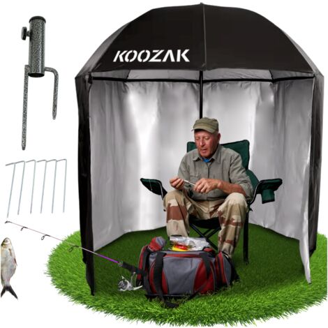 tente-parapluie-033vfm-1.jpg Tente parapluie de peche carpe imperméable abri mobile XXL vert | stockinger.com – Image 1