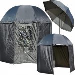 A&N Tente parapluie 250 x 240 cm, parapluie de pêche coudé à 45°, nylon imperméable : Amazon.fr: Sports et Loisirs