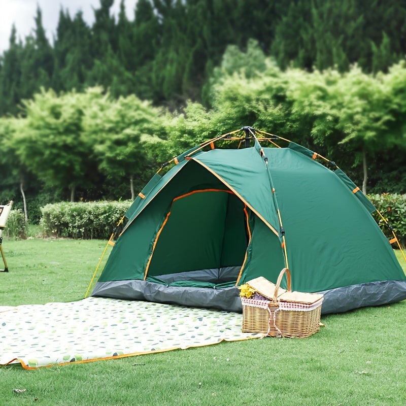 tente-pas-cher-031eri-1.jpg Tente de camping 2 places 200 x 150 x 125 cm, ouverture et fermeture automatiques rapides, protection UV, avec sac de rangement – Image 1