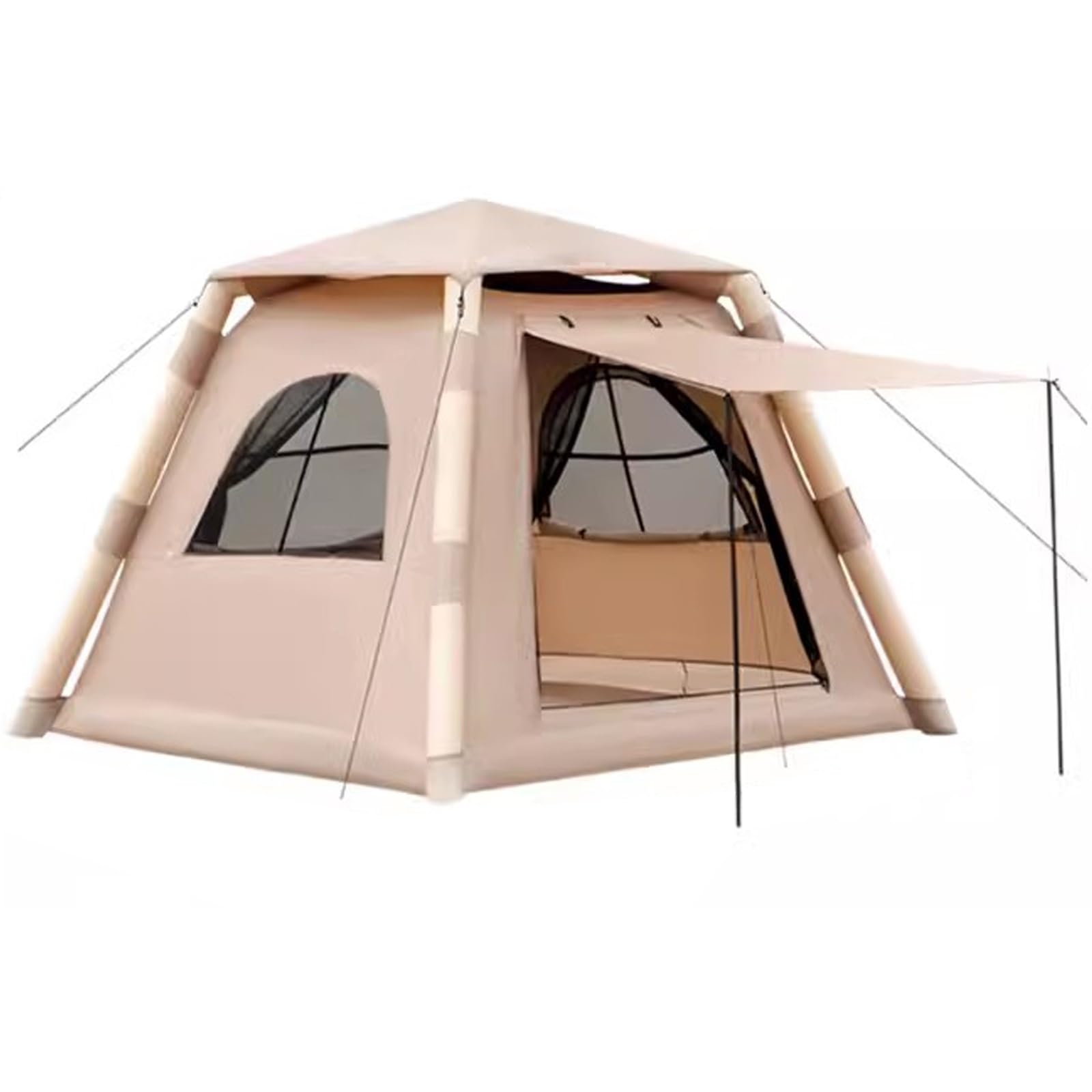 tente-pas-cher-284vyy-1.jpg Tente Gonflable, Tente Portable et Étanche Adaptée au Camping pour 4 à 8 Personnes, Tentes de Camping pour la Randonnée en Famille : Amazon.fr: Sports ... – Image 1