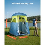 Tente de Douche SucceBuy de Camping Portable, Abri deIntimite Exterieur pour Plage, Camping et Peche, en Tissu Oxford 150D, avec Sac de Douche,Piquets