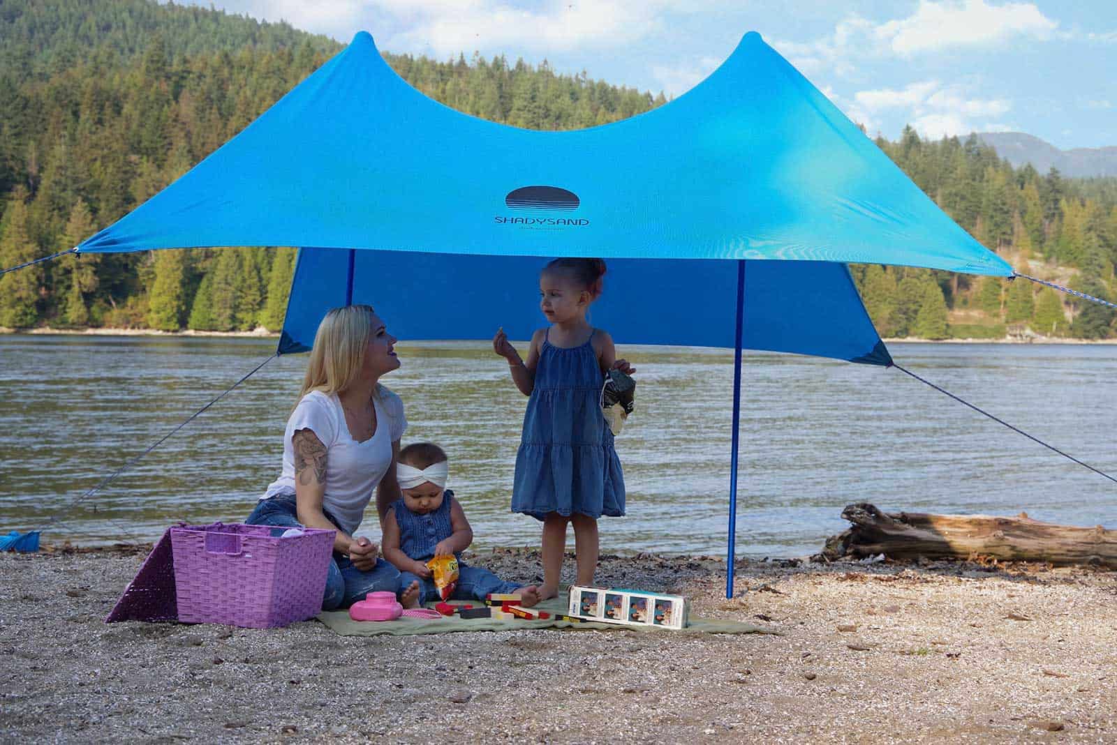 tente-pour-la-plage-654way-1.jpg Shadysand La tente de plage compacte, légère avec filtre UV50 – Image 1