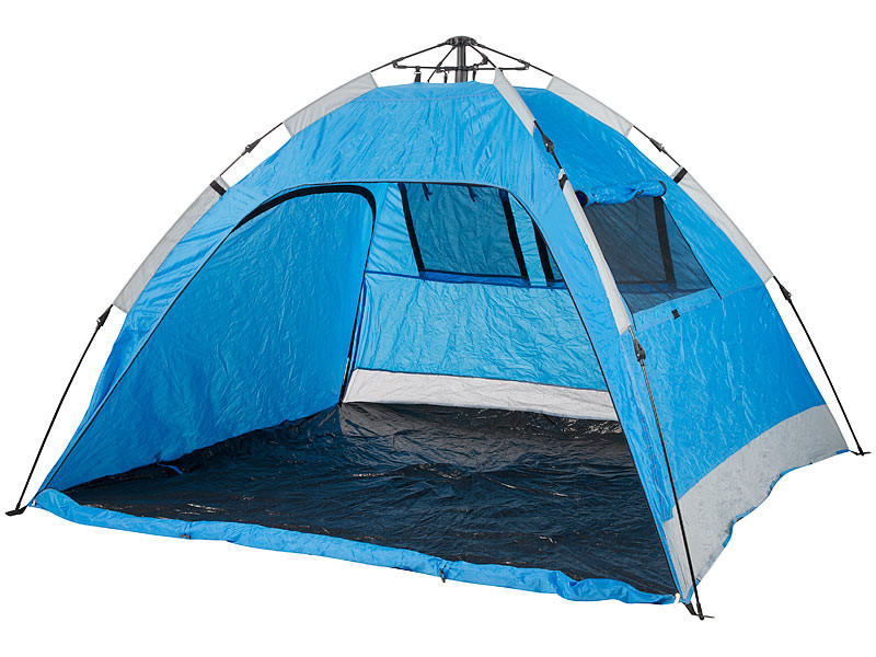 tente-pour-la-plage-755uro-1.jpg Tente de plage automatique pour 3 personnes avec indice de protection UV 50+ – Image 1