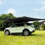 JCSRYD Auvent pour Van Tente Côté Voiture Secteur 180 °, Auvent Latéral de Voiture Extractible pour Galerie de Toit de 200 cm, Auvent de Voiture Rétractable, pour SUV/Camion/Van : Amazon.fr: Sports et