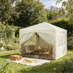 PZCC Toit pliable extérieur tente protection solaire rapide adapté aux fêtes | Leroy Merlin