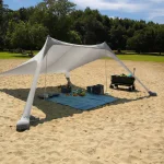 your GEAR Cameo Beach Shelter 3 x 3 m Abri de plage XXL bâche protection solaire UV 50+ tente