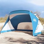 Abri de Plage Polyester Anti UV Tente Solaire Portable pour Famille et Enfants Bleu Azuré – ComfortXL Outdoor Living