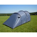 Tente tunnel Helgver 4 Sleeper 4 personnes grande avancée cabine sombre